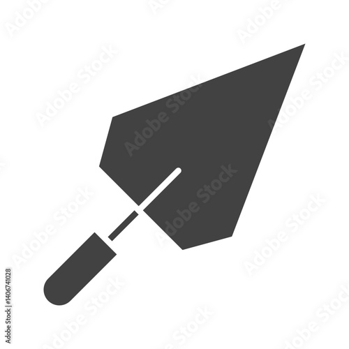 Trowel icon vector image. Suitable for mobile apps, web apps and print media.