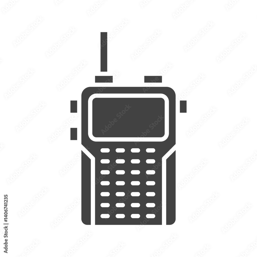 Walkie Talkie icon vector image. Suitable for mobile apps, web apps and print media. Walkie Talkie icon vector image. Suitable for mobile apps, web apps and print media.