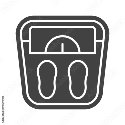 Weight Scale icon vector image. Suitable for mobile apps, web apps and print media.