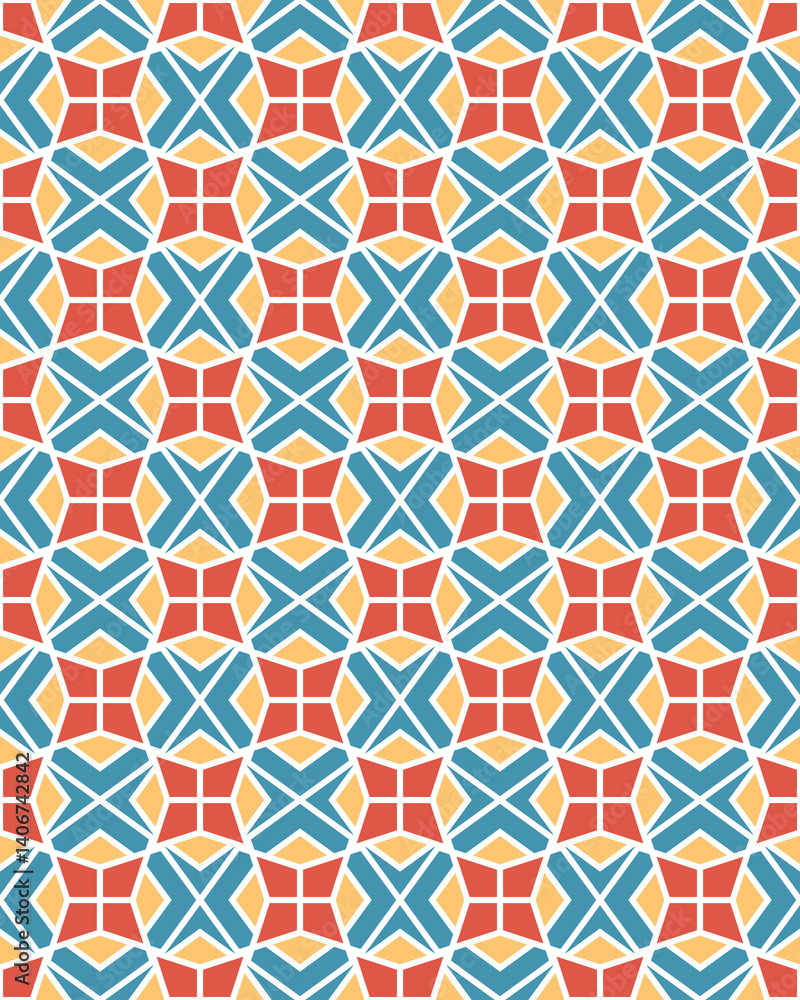 Geometric pattern design. Ornamental design for fabric Geometric pattern design. Ornamental design for fabric