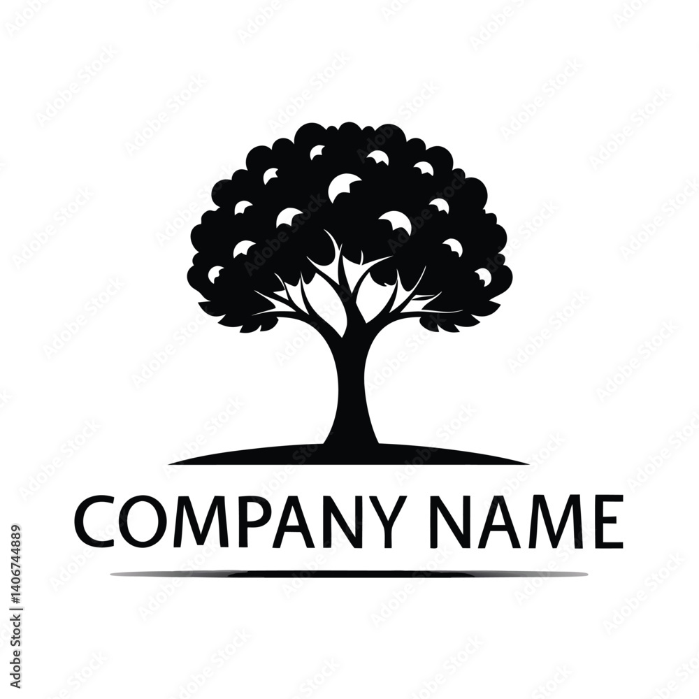 Obraz premium Strong and stable tree logo