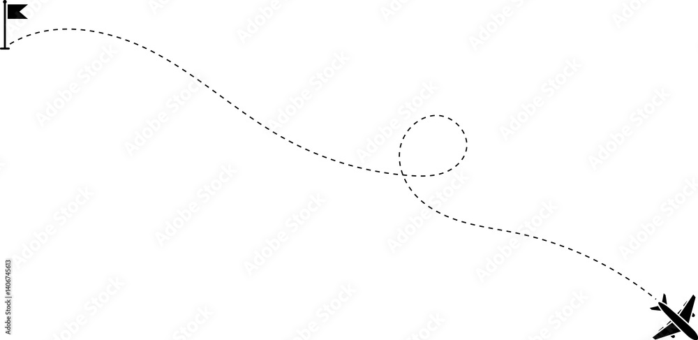 Route icon - two points with dotted path and location pin. Route location icon two pin sign and dotted line. Route icon - two points with dotted path and location pin. Route location icon two pin sign and dotted line.