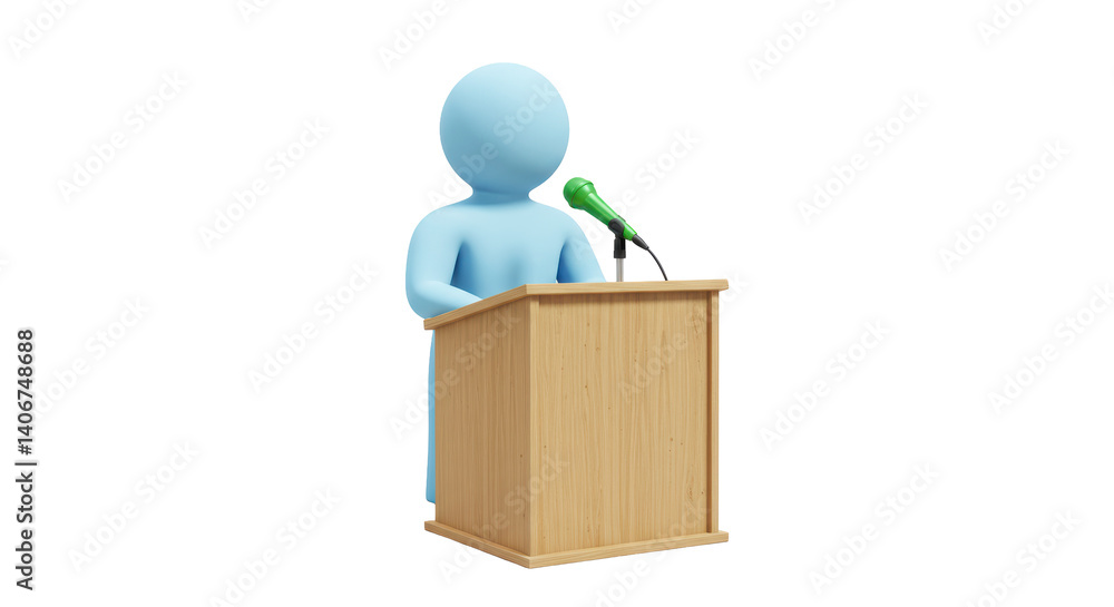Isolated Podium Isolated Podium