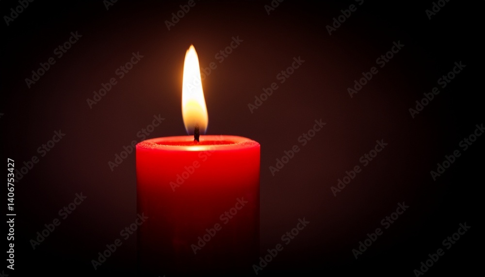 red candle on black background red candle on black background