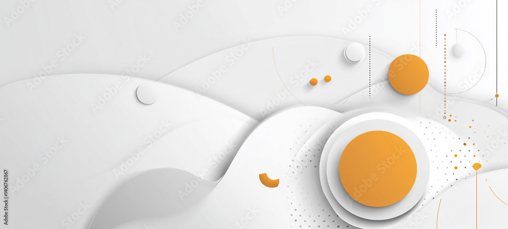 Abstract white background with diamond and triangle shapes, Widescreen hexagonal background with white shape.