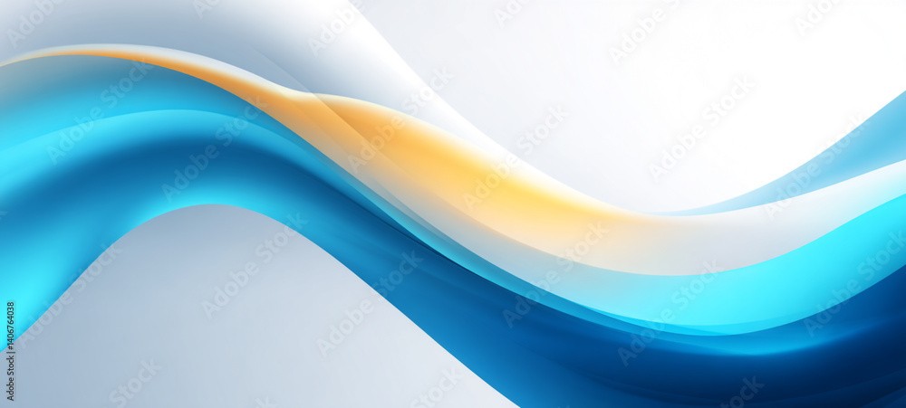 Obraz premium Abstract white wave lines seamless pattern on white background, 