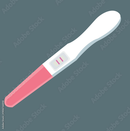  Pregnancy tests .Plastic sticks with one and two stripes,