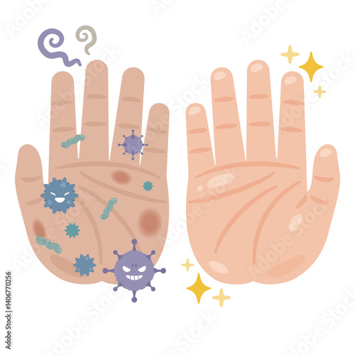 キレイな手と汚れた手