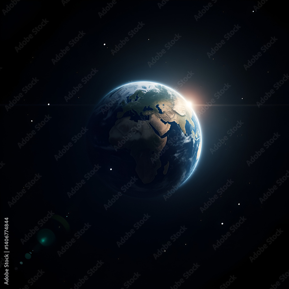 Fototapeta premium earth in space