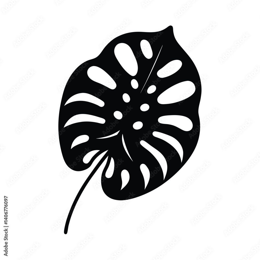 Fototapeta premium Vintage floral vector illustration of a black and white lily pattern