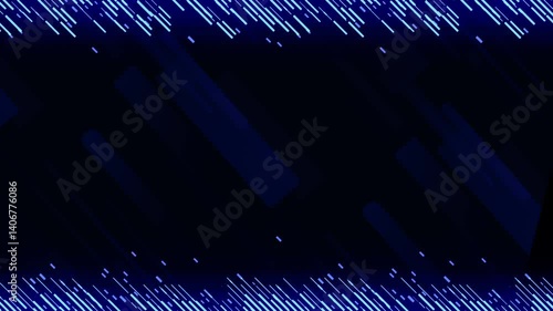 Tech Flow Blue Light Streaks on Dark Background