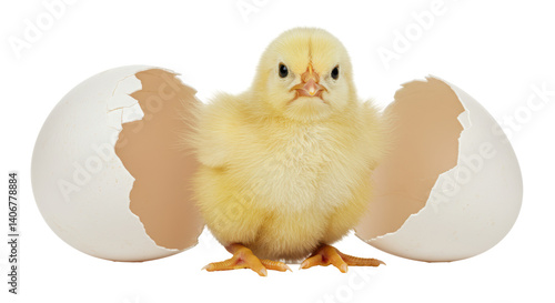 Isolated Chick Hatching