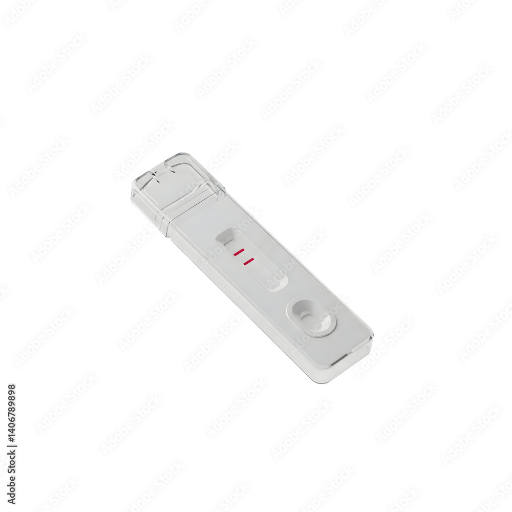 disposable urine test strip container on a solid white background disposable urine test strip container on a solid white background