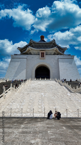 Obraz na płótnie Chiang Kai Shek Memorial Hall in Taipei Taiwan w salonie