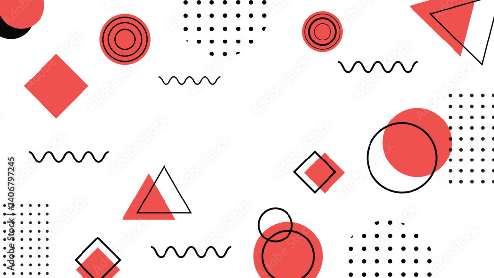 Modern abstract background with memphis elements for Background Slide Business Card etc Modern abstract background with memphis elements for Background Slide Business Card etc