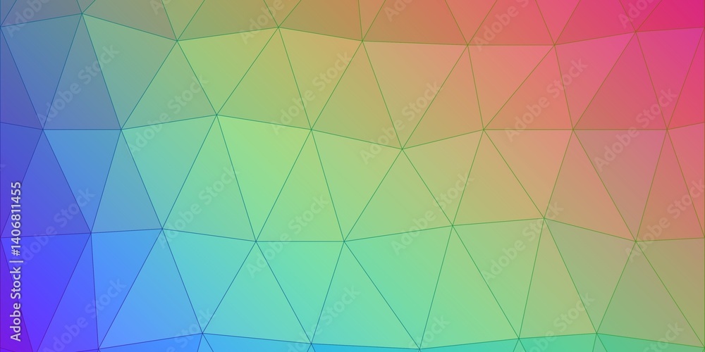 Obraz premium Vibrant Abstract Geometric Background with Triangles