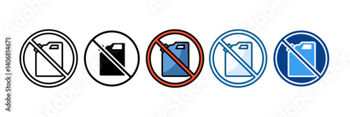 Charger Icon Set Multiple Style Collection