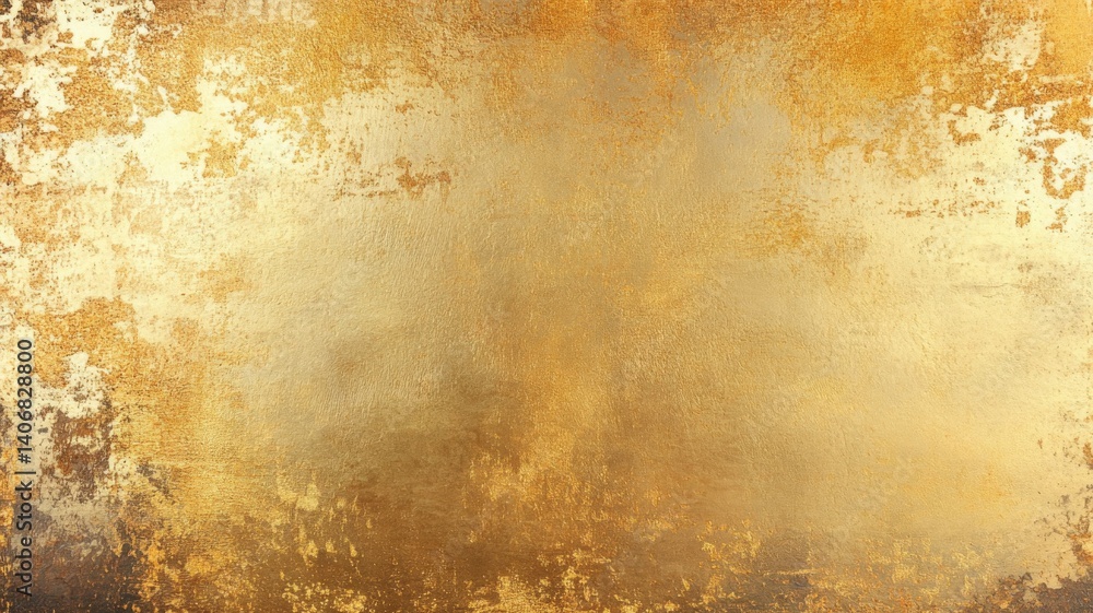 Obraz premium Golden Brown Grunge Metal Texture Background
