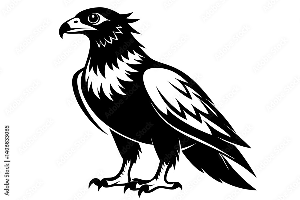 buzzard silhouette line art vector illustration buzzard silhouette line art vector illustration