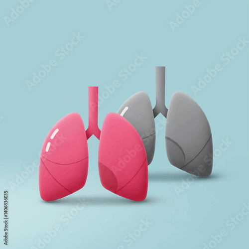 Lung Health Healthy vs Unhealthy Lungs.