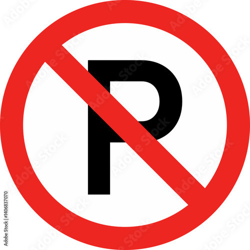 Traffic Signs and Rules 1 No parking traffic symbol