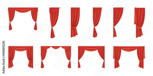 Theatre Curtain Illustration