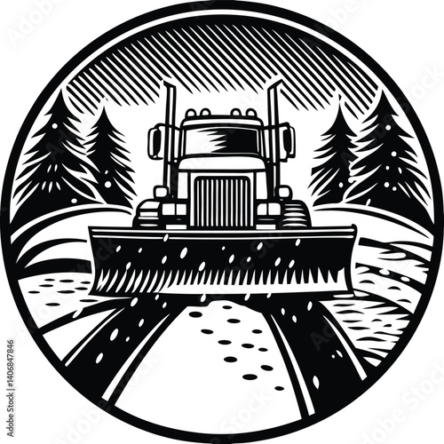 Ice Road Snowplowing Service - Safe Winter Road Maintenance