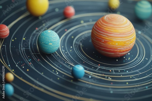 Wallpaper Mural planets in space of solar system Torontodigital.ca