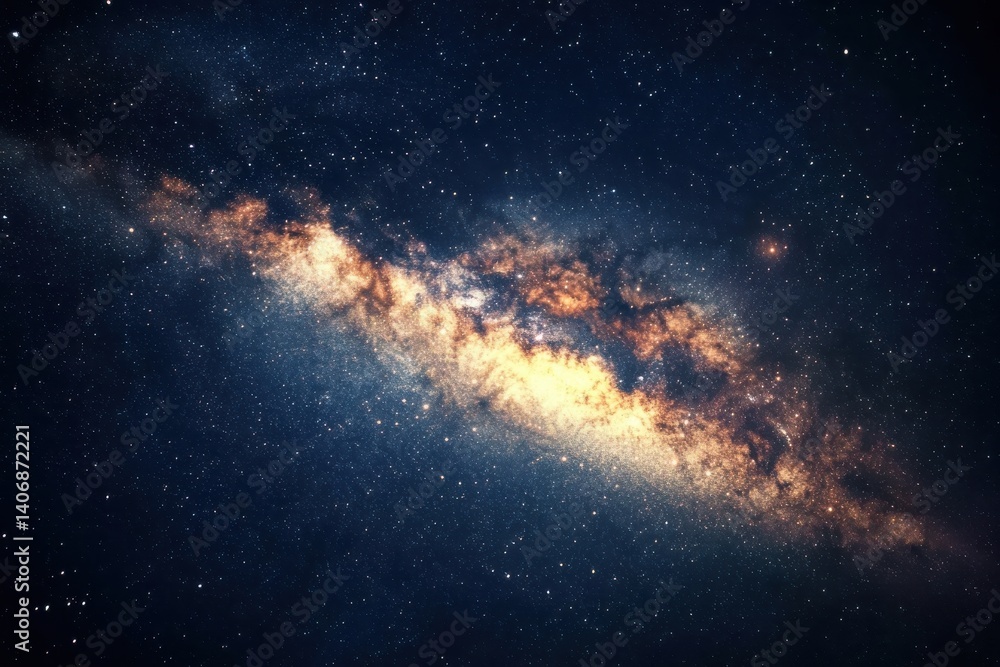 Obraz premium space background with stars