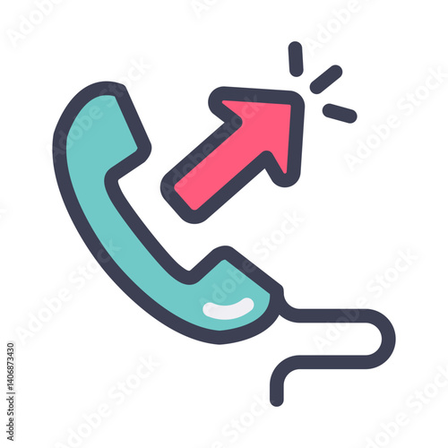 outgoing call filled style
