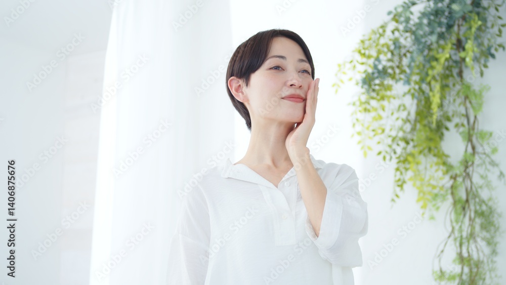 40代女性スキンケアイメージ 40代女性スキンケアイメージ