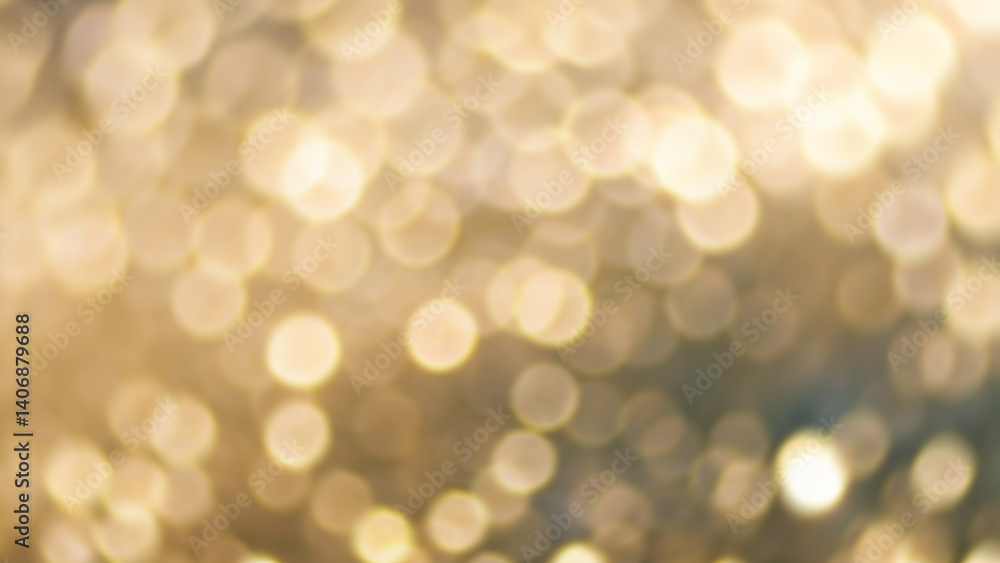 Abstract background with blurred golden bokeh lights creating a festive atmosphere. Luxurious background with balanced light for screen display background. Abstract background with blurred golden bokeh lights creating a festive atmosphere. Luxurious background with balanced light for screen display background.