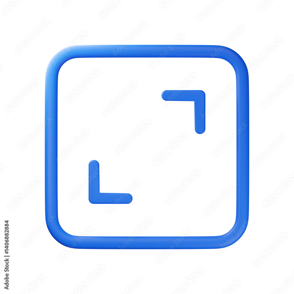 3d maximize icon 3d maximize icon