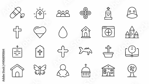 set of 45 outline icons related to christianity li (3).svg