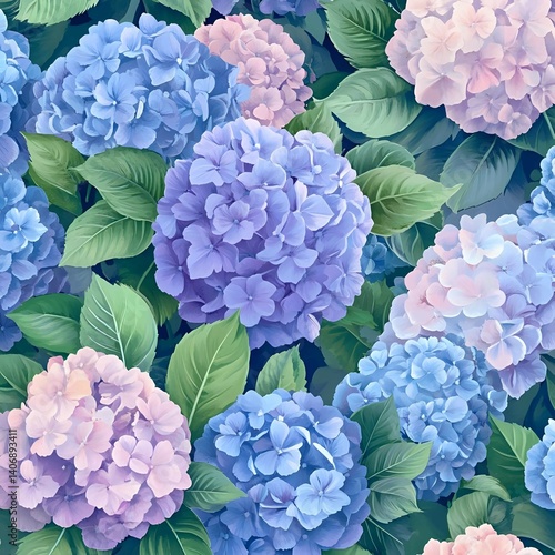 seamless pattern with flowers