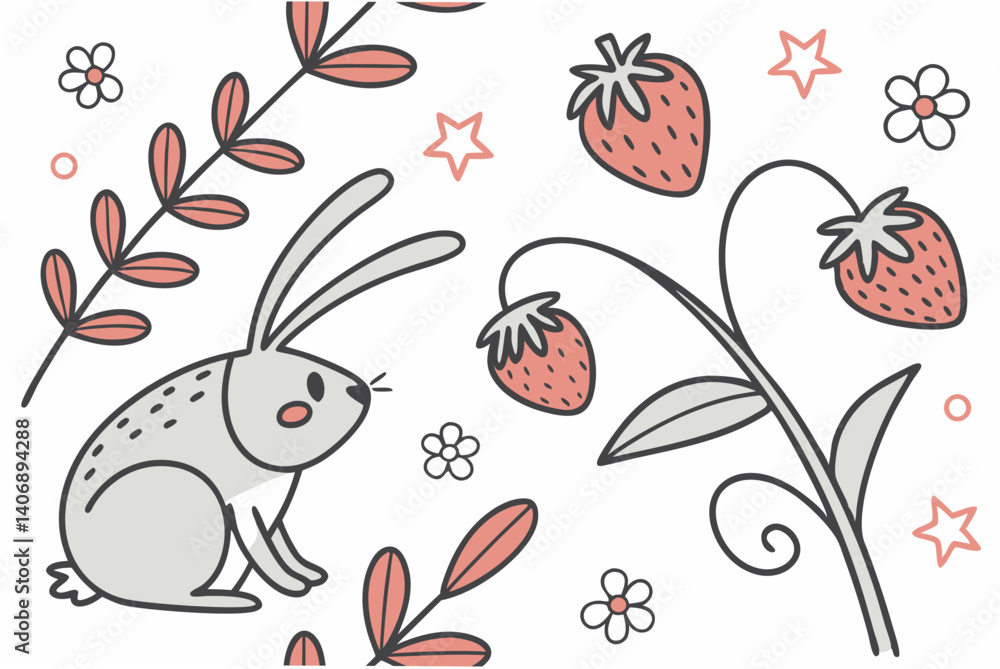 Fototapeta premium seamless floral pattern
