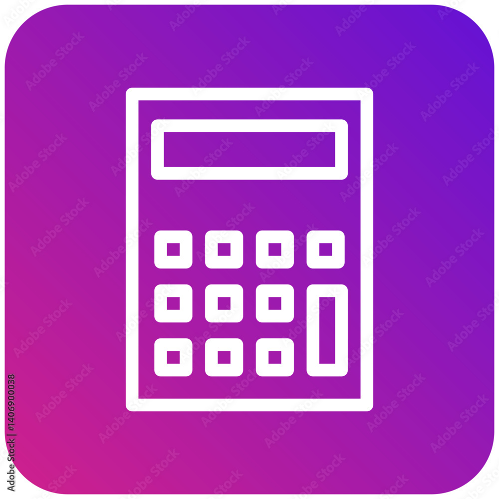 Calculator Vector Icon Design Illustration Calculator Vector Icon Design Illustration