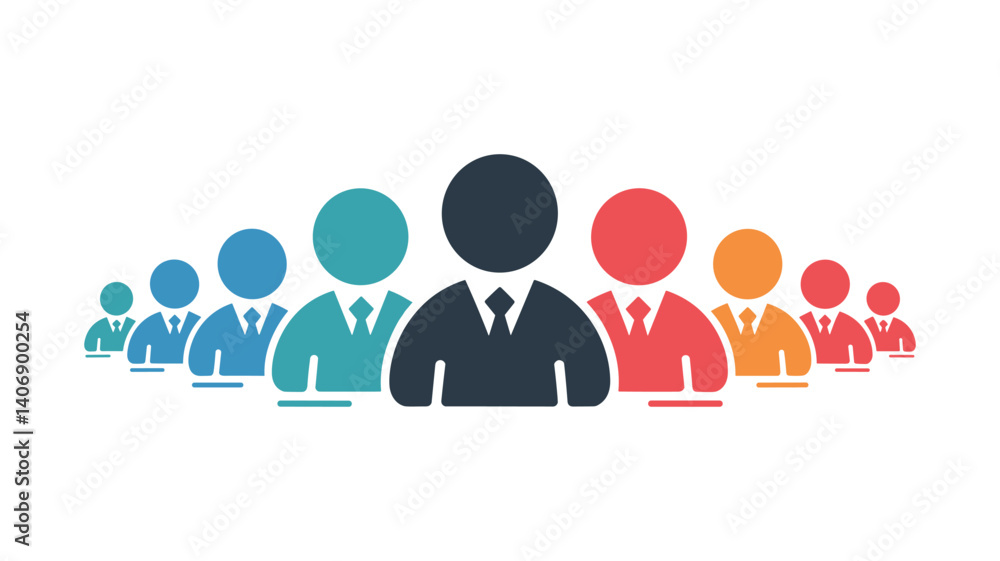 Teamwork Icon: A vibrant and modern icon depicting a team of colorful people, signifying unity, collaboration, and strength in numbers. The simple. Teamwork Icon: A vibrant and modern icon depicting a team of colorful people, signifying unity, collaboration, and strength in numbers. The simple.
