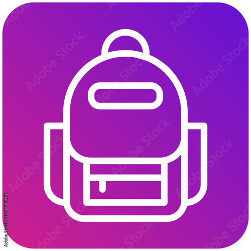 Bagpack Vector Icon Design Illustration