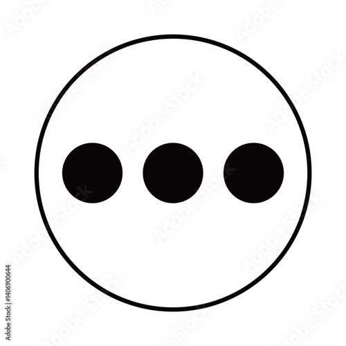 三点リーダー　丸みがある