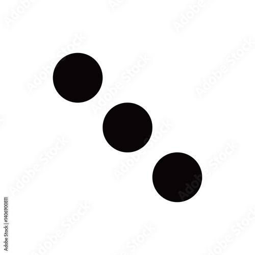 三点リーダー　丸みがある