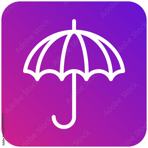 Umberella Vector Icon Design Illustration