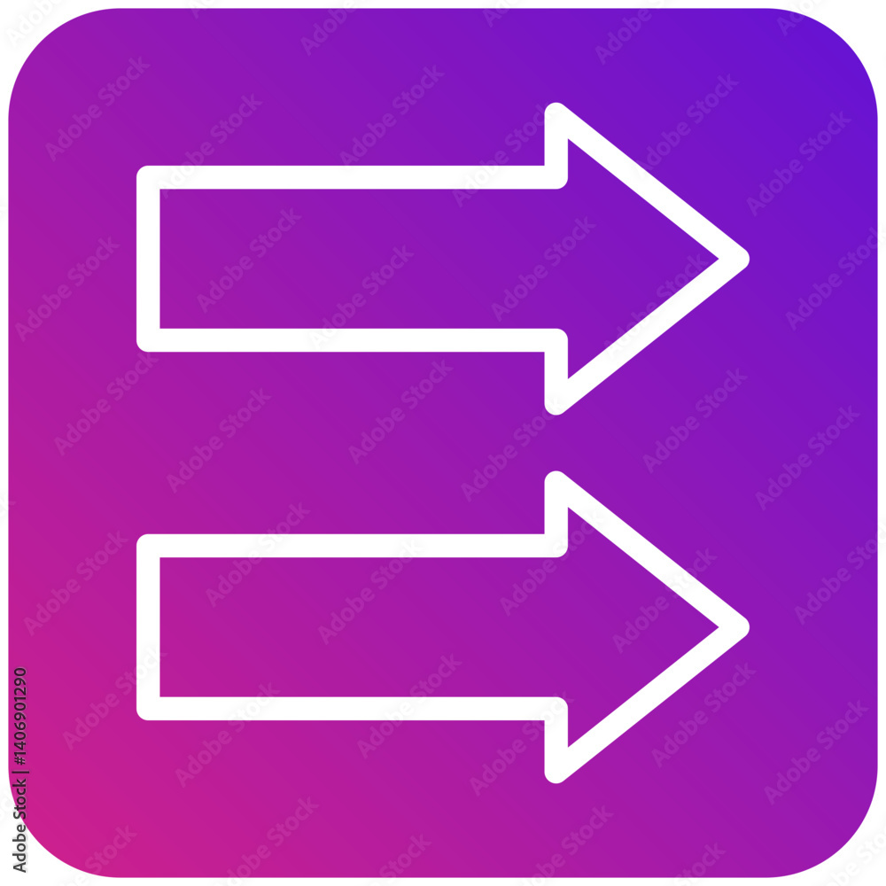 Double arrow Vector Icon Design Illustration Double arrow Vector Icon Design Illustration