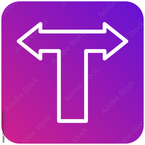 Split Vector Icon Design Illustration