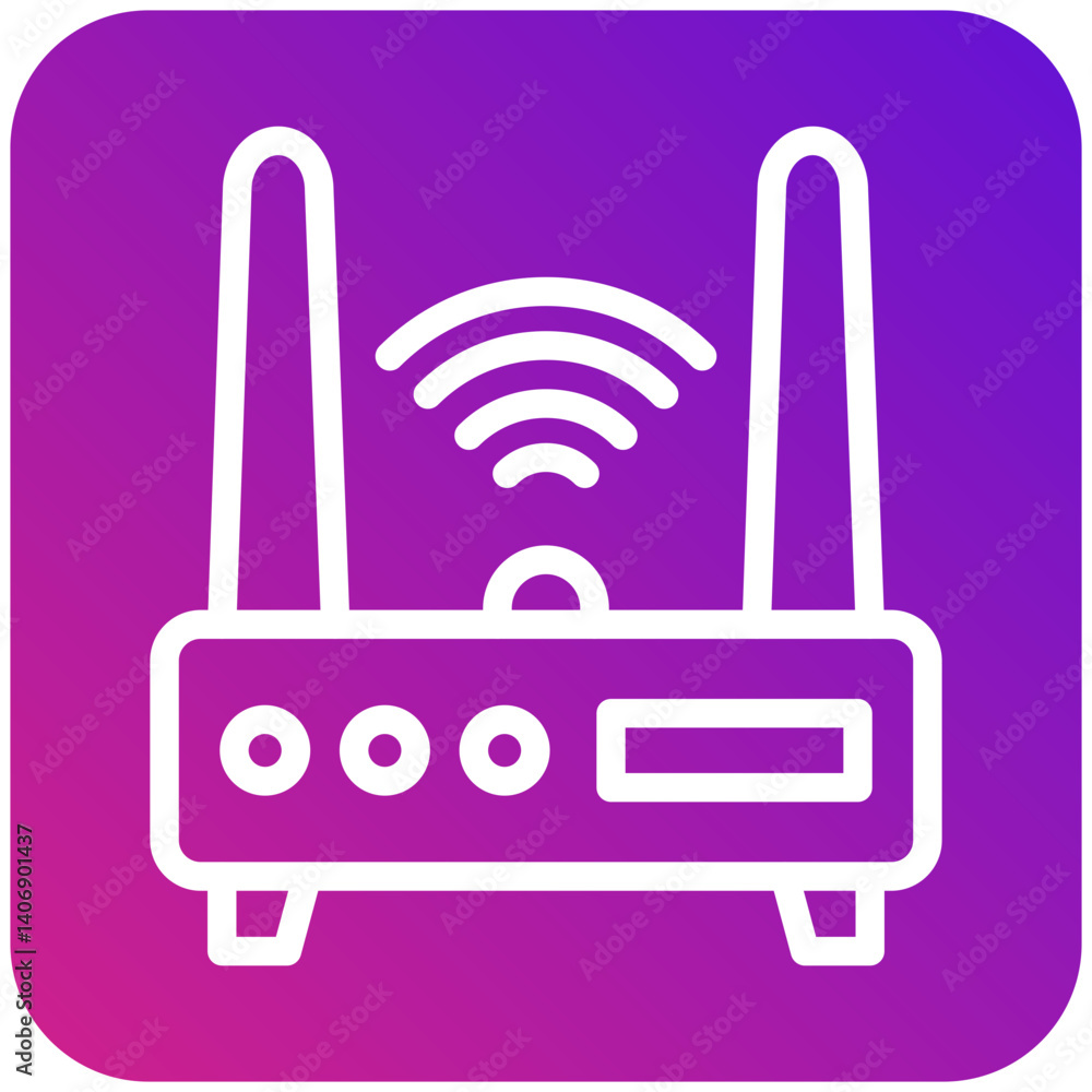 Router Vector Icon Design Illustration Router Vector Icon Design Illustration