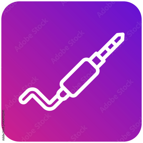 Audio Jack Vector Icon Design Illustration