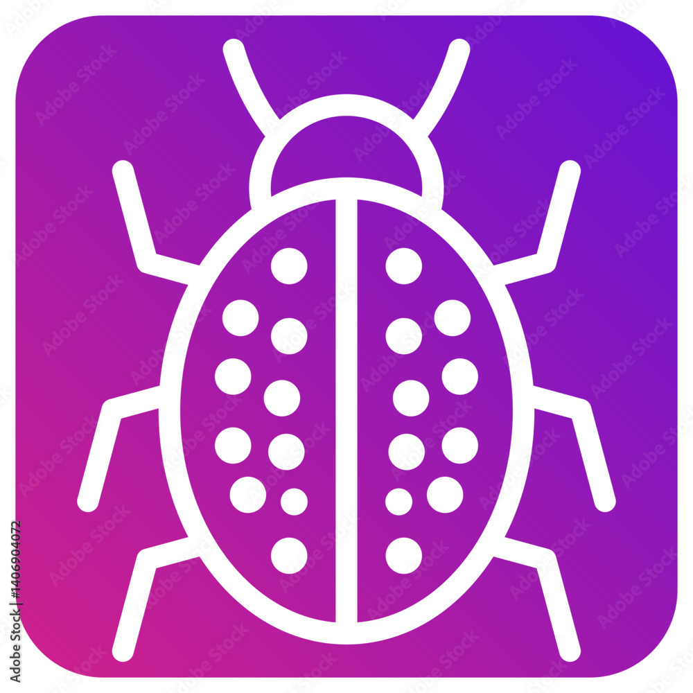 Bug Vector Icon Design Illustration Bug Vector Icon Design Illustration