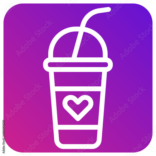 Frappe Vector Icon Design Illustration