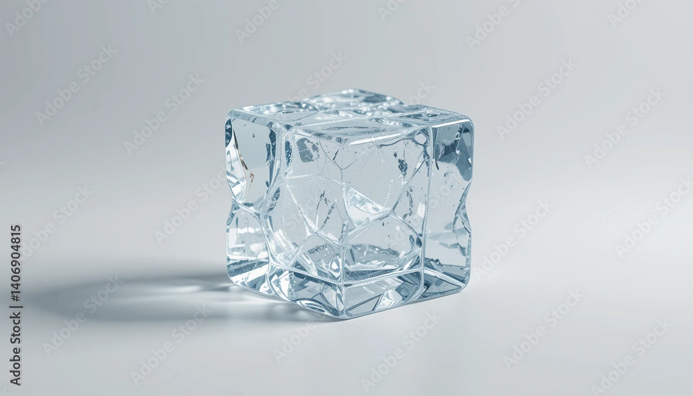 ice cubes on whitebackground ice cubes on whitebackground