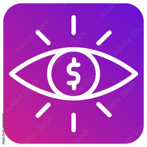 Vision Vector Icon Design Illustration